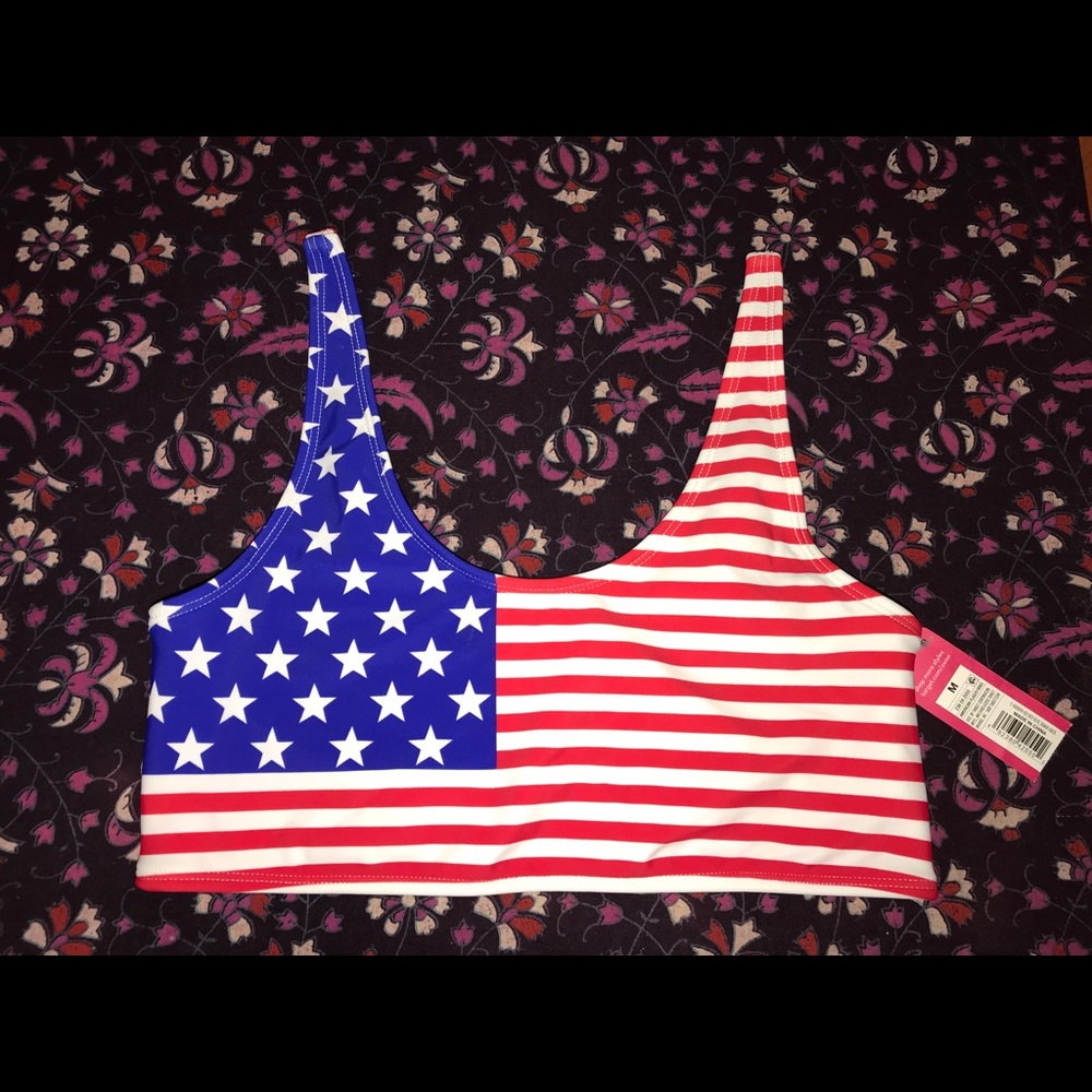 American Flag Bathing Suit Top 🇺🇸